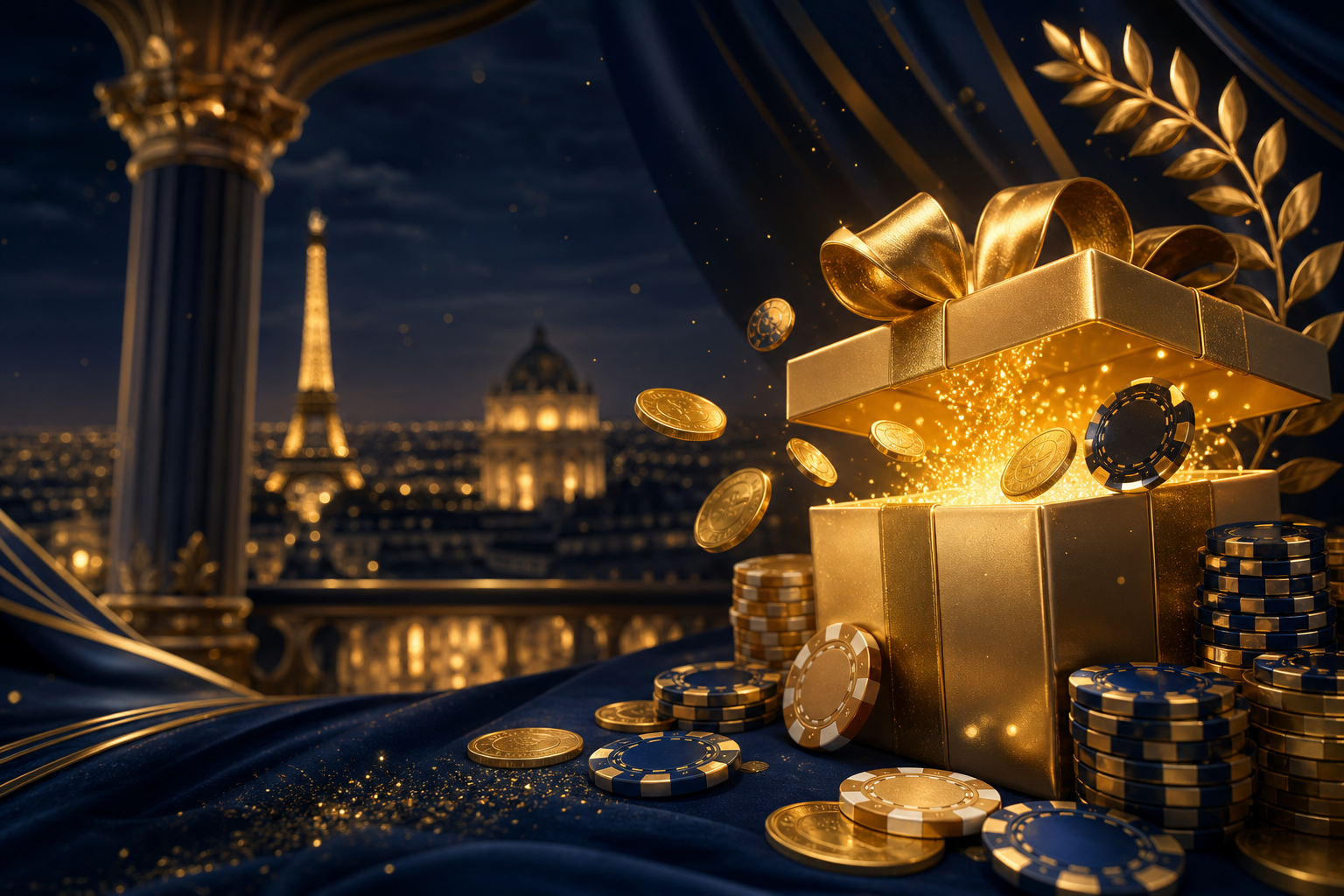 Pack de bienvenue Olympe Casino avec bonus et tours gratuits